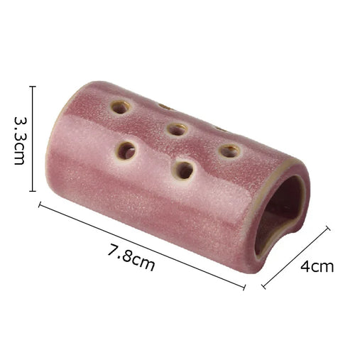 Japandi Lotus ceramic seedpod planter set by The Finishing Touch Decor, featuring sleek, modern design for indoor plant display.