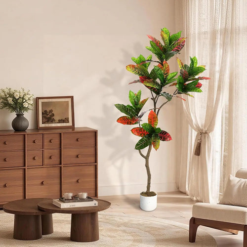 realistic fiddle leaf fig Realistic Artificial Fiddle Leaf Fig Potted Tree