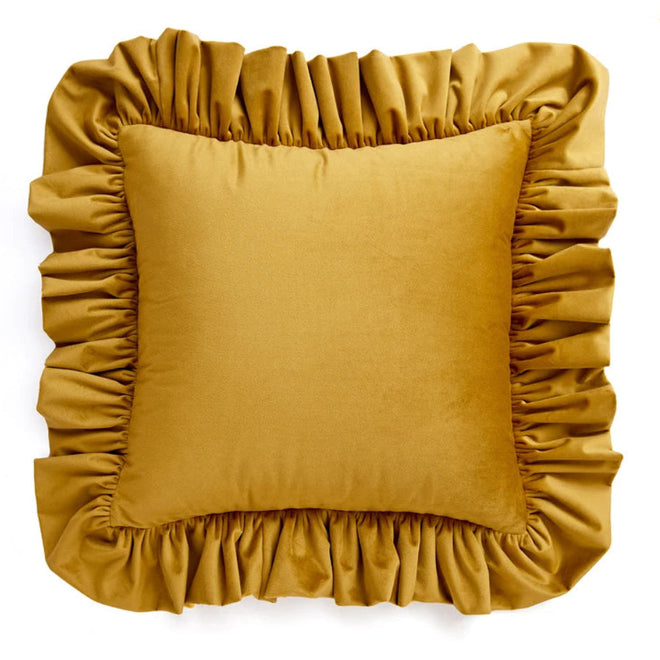 Spanish Retro Burgundy Orange Print Throw Pillow Covers