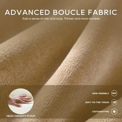 Set of two tan modern velvet barrel armchairs featuring sleek design and plush upholstery, perfect for contemporary living spaces.