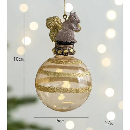 Delicate Glass Ball & Pendant Christmas Tree Ornaments