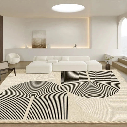 Large Plush Scandi Minimalist Pattern Fluffy Area Rug - The Finishing Touch Decor