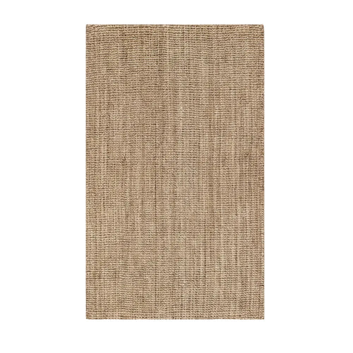 Hand-Woven Chunky Braided Natural Jute 8 x 10 ft