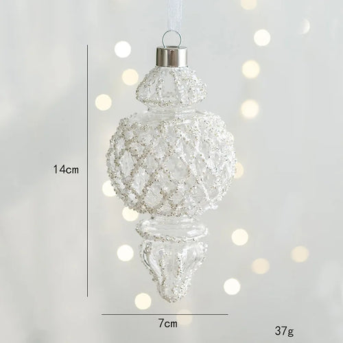 Delicate Glass Ball & Pendant Christmas Tree Ornaments