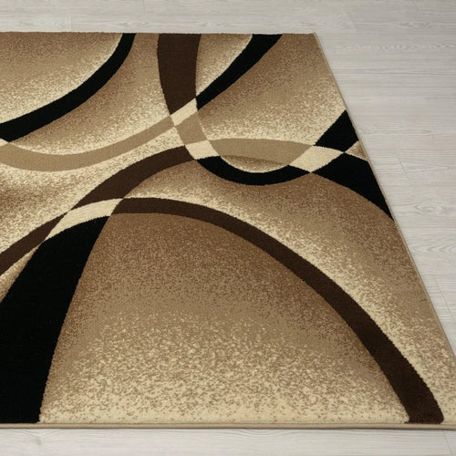 2305 Beige Multi 7-feet 10-inch By 10-feet 6-inch Modern Area Rugs Modern