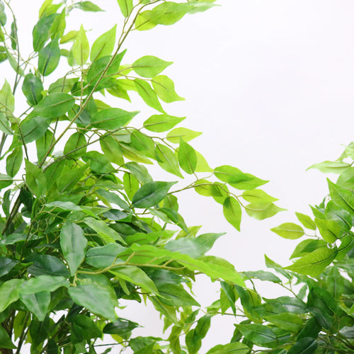 5.2'/5.9' Artificial Ficus Tree, Tall Fake Potted Ficus Tree With Planter, Realistic Texture Potted Faux Ficus Tree For Home - The Finishing Touch Decor