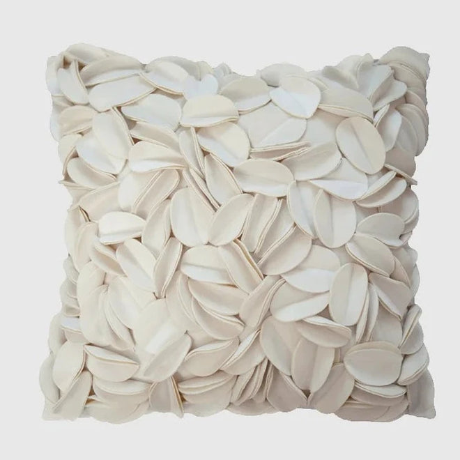 Spring Solid Color Romantic Flower Petals Throw Pillow Covers - 45x45cm - The Finishing Touch Decor