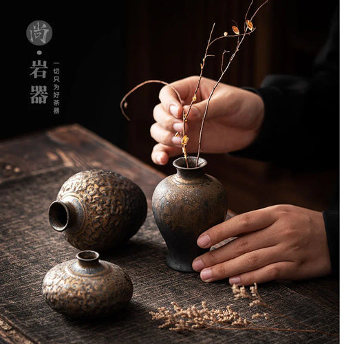 Coarse Ceramic Ceramic Pottery Dry Flower Vase