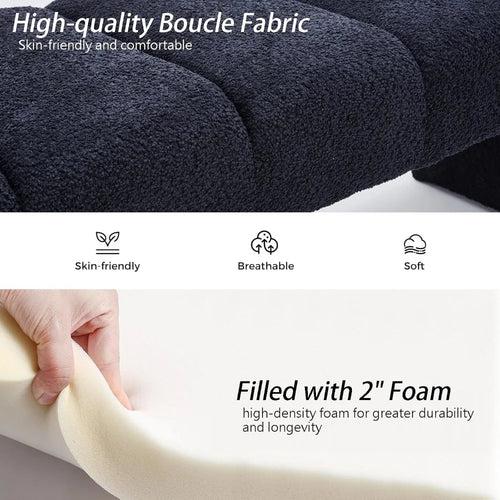 Upholstered Modern Tufted Window Bench