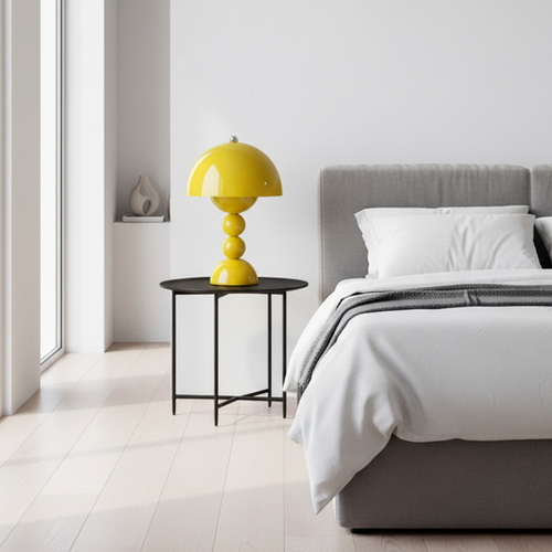 Post-Modern Mushroom Dimmable USB Table Lamp by The Finishing Touch Decor, featuring a sleek mushroom-shaped design and adjustable lighting.