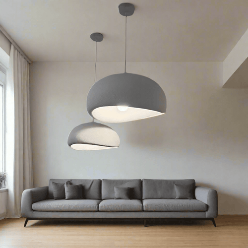 Oval Mushroom Cap Wabi-Sabi Pendent Chandelier