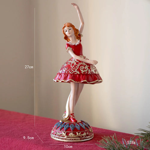 Resin Royal Dancers Holiday Figurines