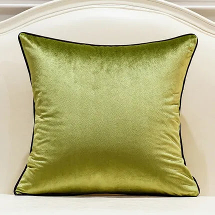 Bold Color Velvet Throw Pillow Covers