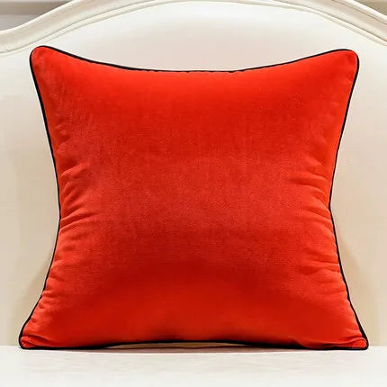 Bold Color Velvet Throw Pillow Covers