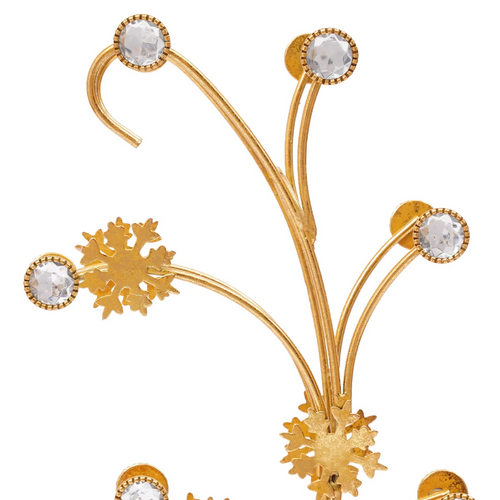 Gold & Rhinestone Tall 3.5ft Reindeer Statue