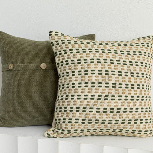 Nordic Olive Green Collection of Contemporary Throw Pillow Covers - The Finishing Touch Decor