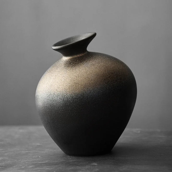Brushed Terracotta Japanese Style Minimalist Vases - The Finishing Touch Decor
