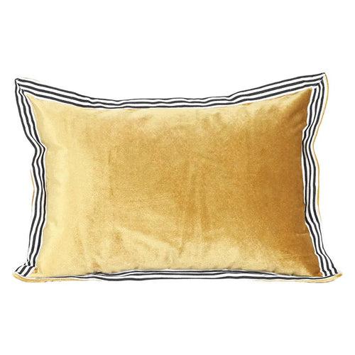 Modern Striped Velvet Throw Pillow Covers