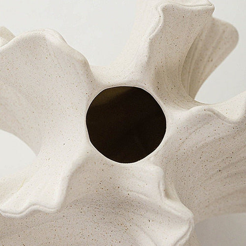 Ceramic "Jelly Ear" Coral Nordic Art Minimalist Vase - The Finishing Touch Decor