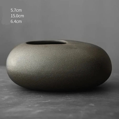 Brushed Terracotta Japanese Style Minimalist Vases - The Finishing Touch Decor