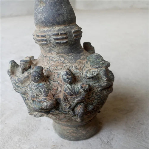 Eight Immortals Ancient Artifact Bronze Sculpture