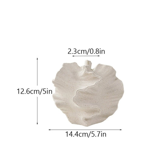 Ceramic "Jelly Ear" Coral Nordic Art Minimalist Vase - The Finishing Touch Decor