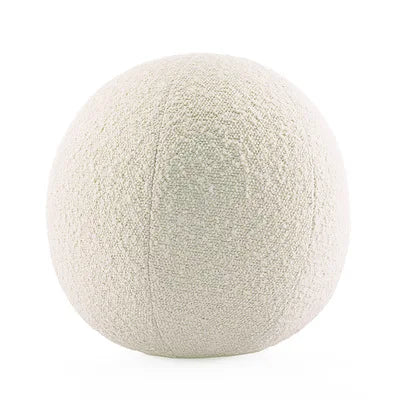 Spherical Pillow Round Cushion Luxury Ball Shaped Solid Color Stuffed Soft Pillow for Sofa Office Waist Rest Throw Pillow Decor