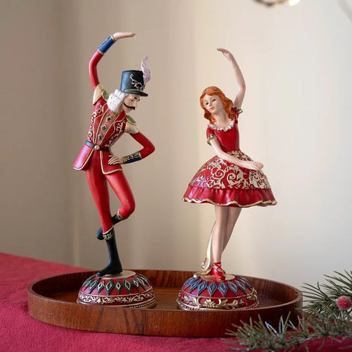 Resin Royal Dancers Holiday Figurines