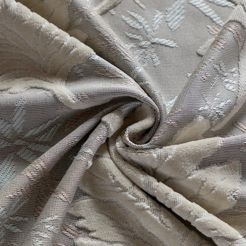 Vibrant embroidered leaf design on decorative throw pillow cover, made by The Finishing Touch Decor for stylish home accents.