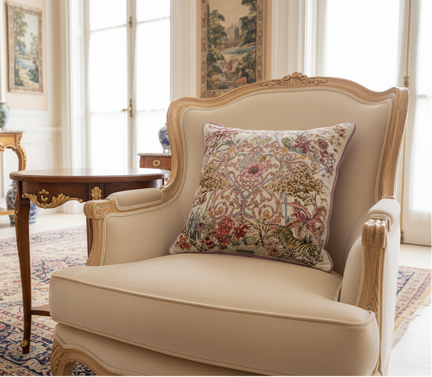 Vintage Animal Flora Velvet Throw Pillow Covers - The Finishing Touch Decor