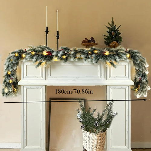Artificial Berries & Pinecone 6ft Garland