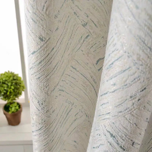 Light luxury chenille blackout curtains, simple modern study room, bedroom bay window, living room floor-to-ceiling window