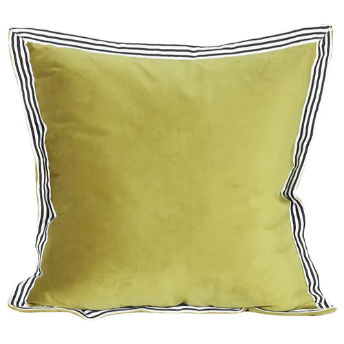 Modern Striped Velvet Throw Pillow Covers