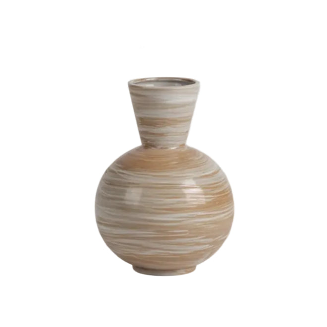 Freeform Brushed Rough Ceramic Bud Vases