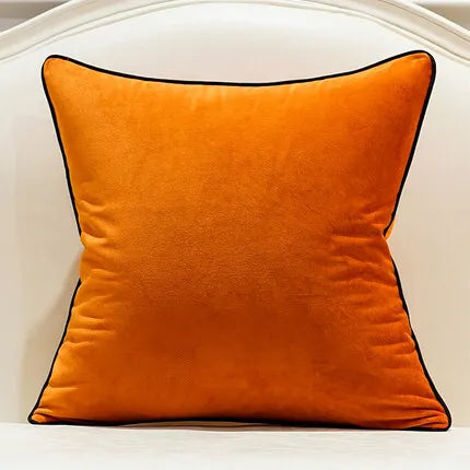 Bold Color Velvet Throw Pillow Covers