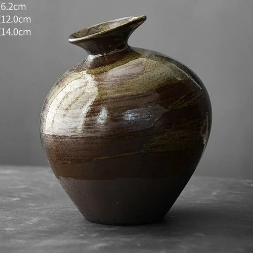 Brushed Terracotta Japanese Style Minimalist Vases - The Finishing Touch Decor