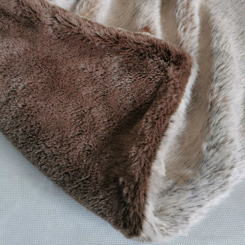 Long Hair Double Layer Faux Fur Throw Blanket