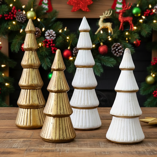 Christmas Tree Wooden Desktop Gift Ornament