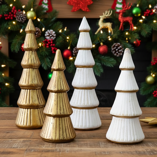 Christmas Tree Wooden Desktop Gift Ornament