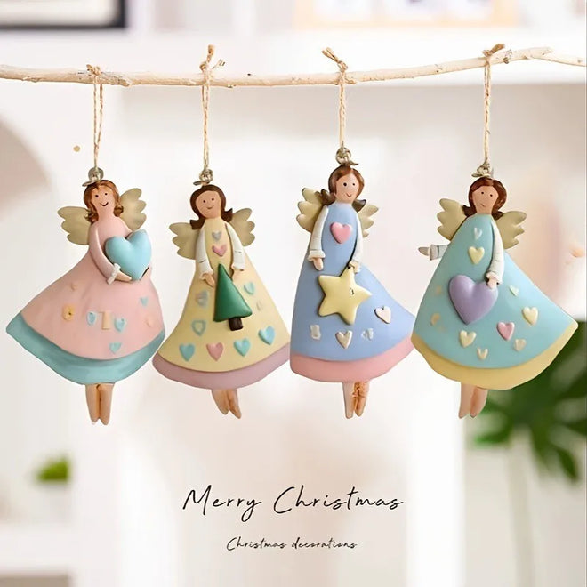 Vintage Christmas Fairy Angel Hanging Tree Ornaments