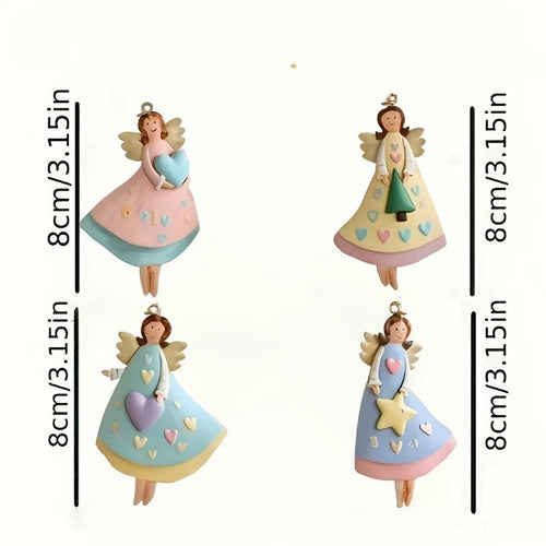 Vintage Christmas Fairy Angel Hanging Tree Ornaments