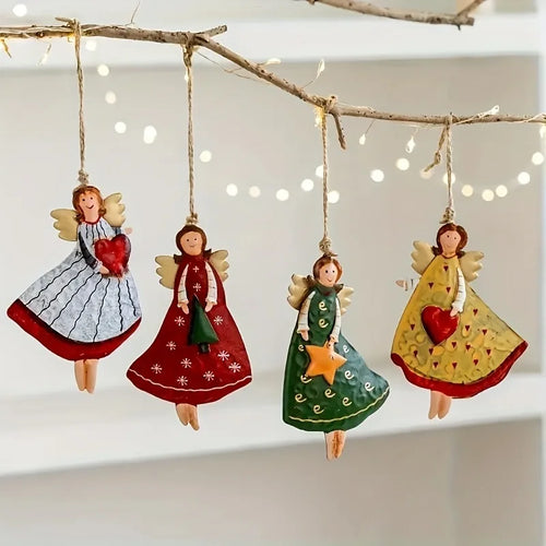 Vintage Christmas Fairy Angel Hanging Tree Ornaments