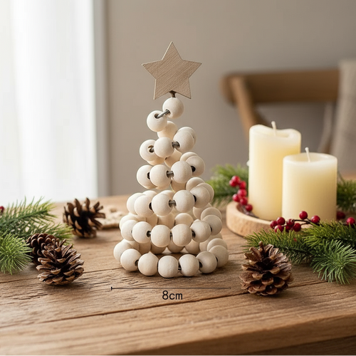 Wooden Christmas Tree Rustic Table Decorations