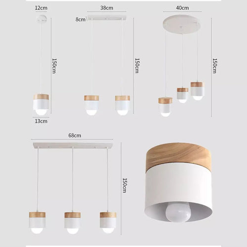 Pendant Scandi Modern Minimalist Retro Chandelier Lighting - The Finishing Touch Decor