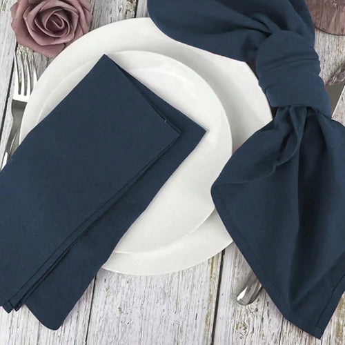Textured Solid Color Cloth Dinner Napkin Set of 6