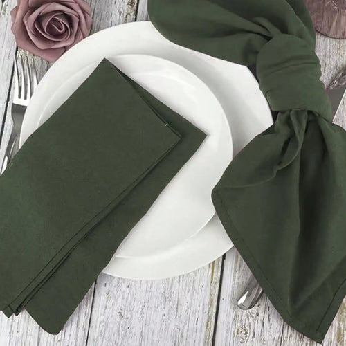 Textured Solid Color Cloth Dinner Napkin Set of 6
