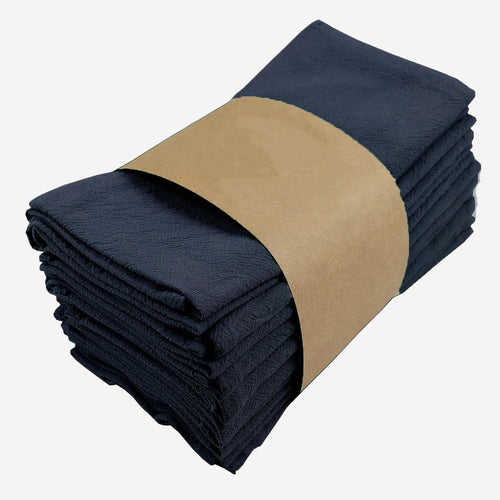 Textured Solid Color Cloth Dinner Napkin Set of 6