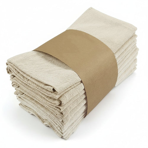 Textured Solid Color Cloth Dinner Napkin Set of 6