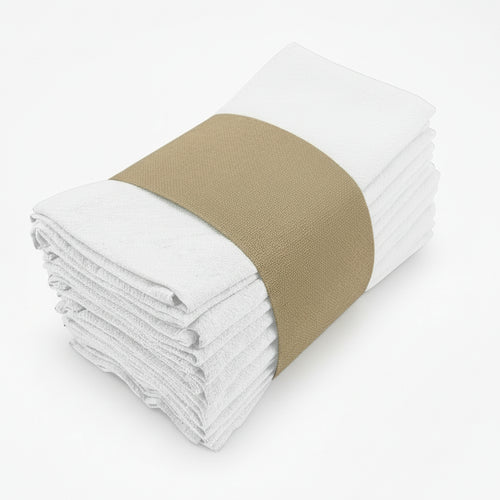 Textured Solid Color Cloth Dinner Napkin Set of 6