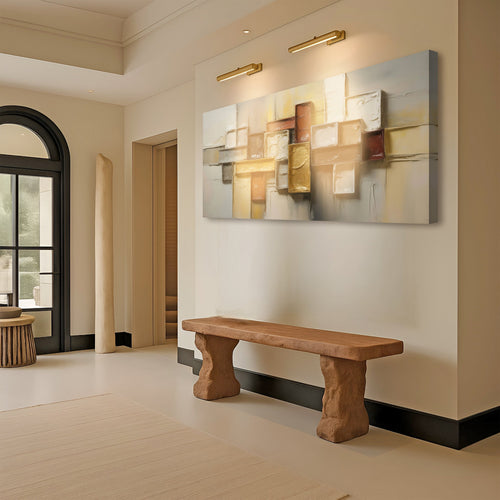 Modern Minimalist Cube Framed Canvas Wall Art - The Finishing Touch Decor